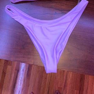 purple bathing suit bottoms